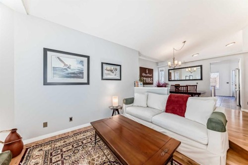 55 Shawbrooke Crescent Sw, Calgary, AB - Indoor Photo Showing Living Room