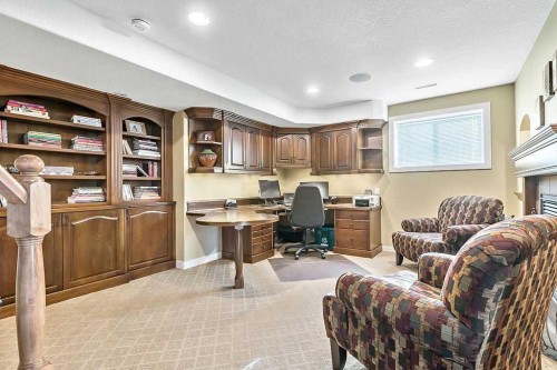 208 Tuscany Ravine View Nw, Calgary, AB - Indoor Photo Showing Office