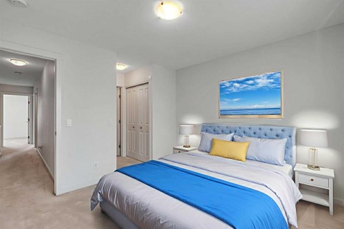 958 Sherwood Boulevard Nw, Calgary, AB - Indoor Photo Showing Bedroom