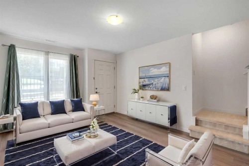 958 Sherwood Boulevard Nw, Calgary, AB - Indoor Photo Showing Living Room