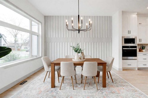 4615 82 Street Nw, Calgary, AB - Indoor Photo Showing Dining Room