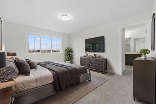142 Sunstone Way, Balzac, AB - Indoor Photo Showing Bedroom