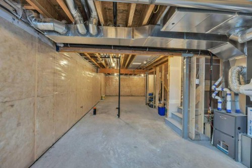 1612 Rangeview Drive Se, Calgary, AB - Indoor Photo Showing Basement