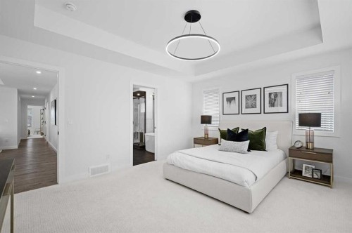 447 Dawson Terrace, Chestermere, AB - Indoor Photo Showing Bedroom