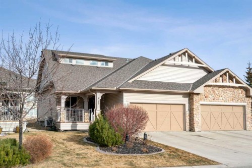 223 Sunset Square, Cochrane, AB - Outdoor With Deck Patio Veranda