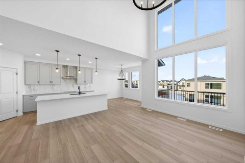 82 Versant Rise Sw, Calgary, AB - Indoor Photo Showing Kitchen With Upgraded Kitchen