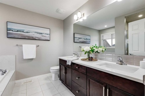 22 Osborne Common Sw, Airdrie, AB - Indoor Photo Showing Bathroom