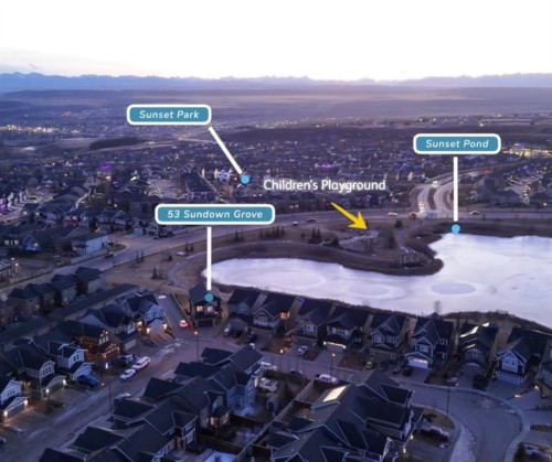53 Sundown Grove, Cochrane, AB - Outdoor With View