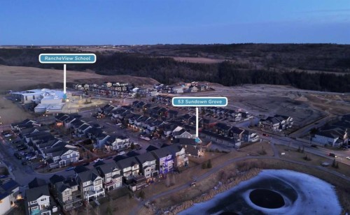 53 Sundown Grove, Cochrane, AB - Outdoor With View