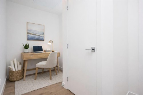 1406-111 Wolf Creek Drive Se, Calgary, AB - Indoor Photo Showing Office