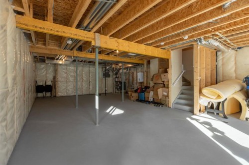 160 Precedence Hill, Cochrane, AB - Indoor Photo Showing Basement