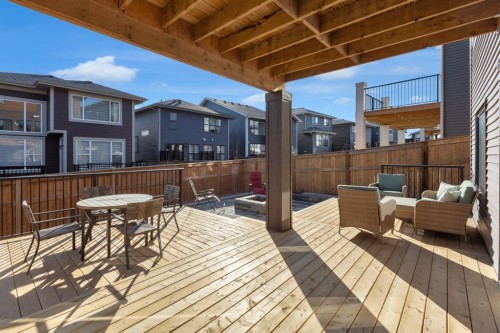 160 Precedence Hill, Cochrane, AB - Outdoor With Deck Patio Veranda With Exterior