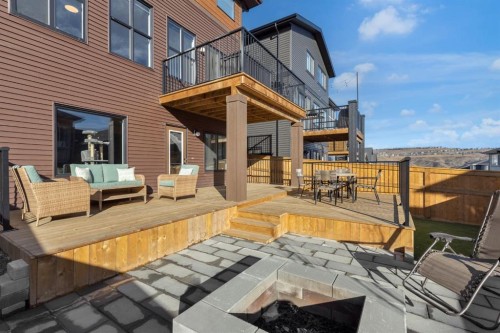 160 Precedence Hill, Cochrane, AB - Outdoor With Deck Patio Veranda