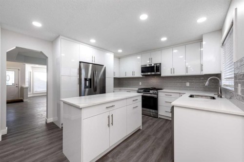 83 Cranleigh Common Se, Calgary, AB - Indoor Photo Showing Kitchen With Upgraded Kitchen