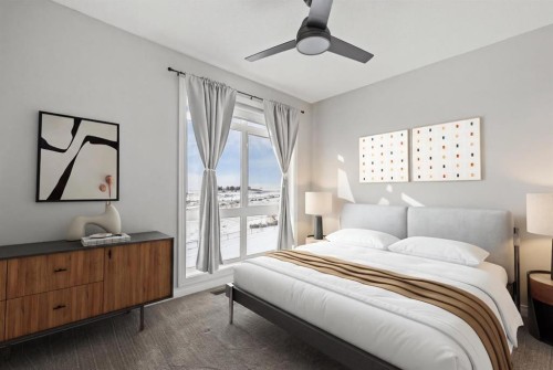 20-117 Rockyledge View Nw, Calgary, AB - Indoor Photo Showing Bedroom