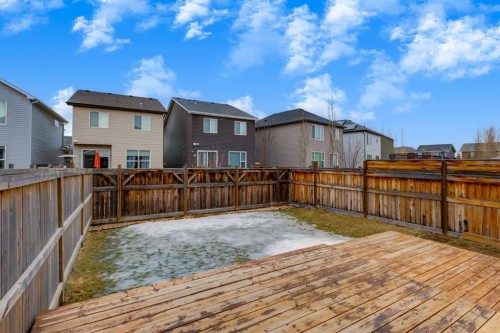 301 Auburn Meadows Boulevard Se, Calgary, AB - Outdoor With Deck Patio Veranda With Exterior