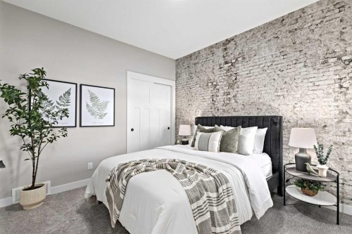 89 Heartwood Lane Se, Calgary, AB - Indoor Photo Showing Bedroom