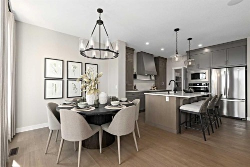89 Heartwood Lane Se, Calgary, AB - Indoor Photo Showing Dining Room
