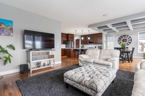 80 Sage Valley Park Nw, Calgary, AB - Indoor Photo Showing Living Room