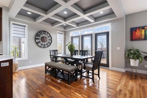 80 Sage Valley Park Nw, Calgary, AB - Indoor Photo Showing Dining Room
