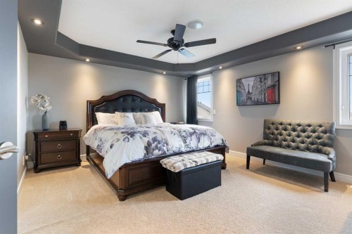 80 Sage Valley Park Nw, Calgary, AB - Indoor Photo Showing Bedroom
