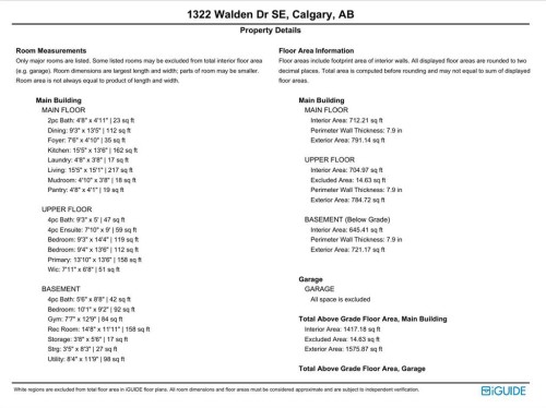 1322 Walden Drive Se, Calgary, AB - Other