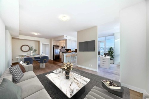 802-16 Varsity Estates Circle Nw, Calgary, AB - Indoor Photo Showing Living Room