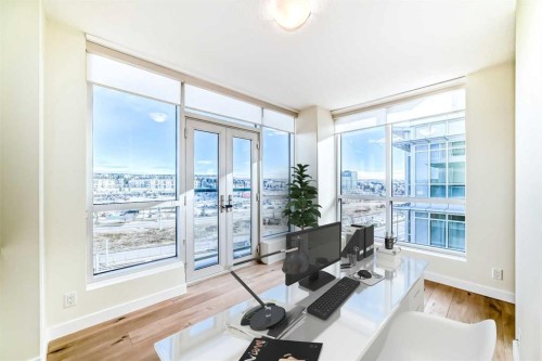 802-16 Varsity Estates Circle Nw, Calgary, AB - Indoor Photo Showing Office