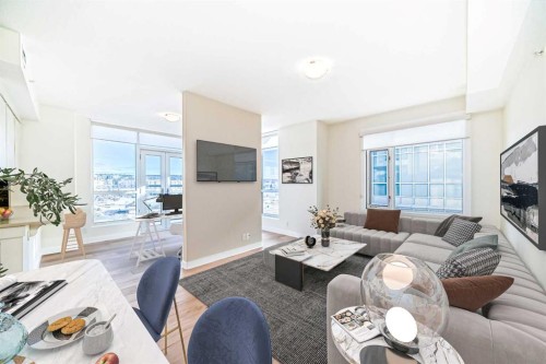 802-16 Varsity Estates Circle Nw, Calgary, AB - Indoor Photo Showing Living Room