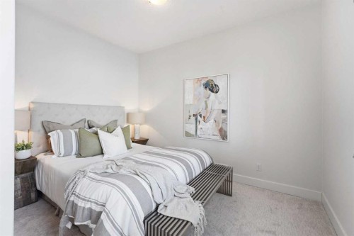 16 Hamptons Cove Nw, Calgary, AB - Indoor Photo Showing Bedroom
