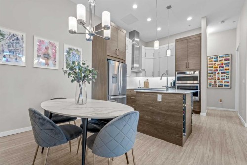 124 Mahogany Centre Se, Calgary, AB - Indoor Photo Showing Dining Room