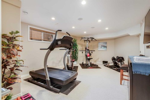 7 Filbert Close, Sylvan Lake, AB - Indoor Photo Showing Gym Room