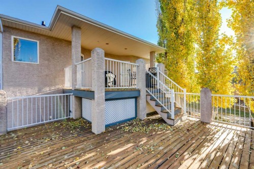 7 Filbert Close, Sylvan Lake, AB - Outdoor With Deck Patio Veranda With Exterior