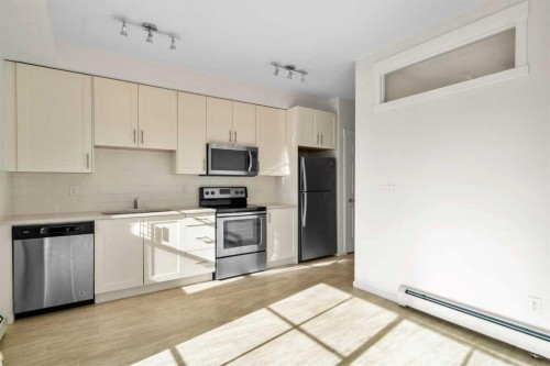 2205-215 Legacy Boulevard Se, Calgary, AB - Indoor Photo Showing Kitchen With Stainless Steel Kitchen