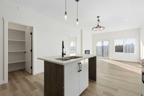 23 St. Andrews Close, Lyalta, AB - Indoor Photo Showing Kitchen With Double Sink