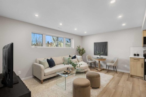 198 Silver Brook Road Nw, Calgary, AB - Indoor Photo Showing Living Room