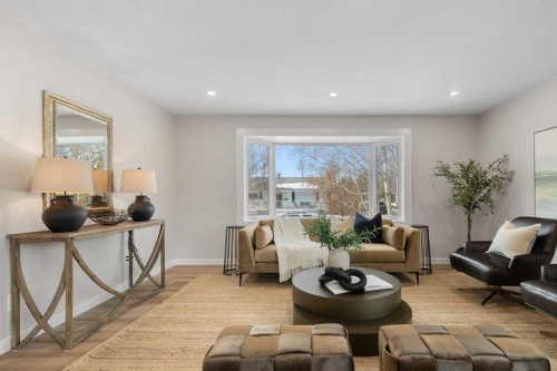 198 Silver Brook Road Nw, Calgary, AB - Indoor Photo Showing Living Room