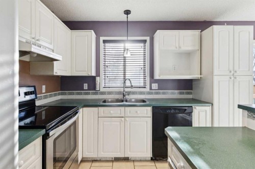 47 Covewood Park Ne, Calgary, AB - Indoor Photo Showing Kitchen With Double Sink