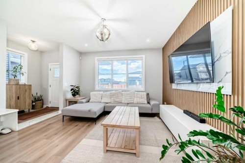896 West Lakeview Drive, Chestermere, AB - Indoor Photo Showing Living Room