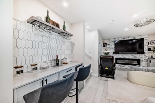 896 West Lakeview Drive, Chestermere, AB - Indoor With Fireplace