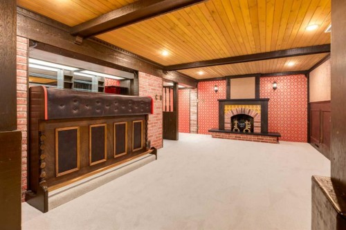 651 84 Avenue Sw, Calgary, AB - Indoor With Fireplace
