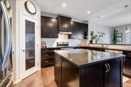 113 Copperpond Bay Se, Calgary, AB - Indoor Photo Showing Kitchen With Stainless Steel Kitchen With Upgraded Kitchen