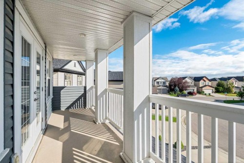 113 Copperpond Bay Se, Calgary, AB - Outdoor With Balcony With Exterior