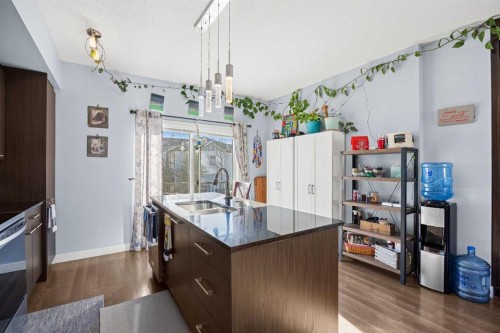 319 Taralake Way Ne, Calgary, AB - Indoor Photo Showing Kitchen With Double Sink