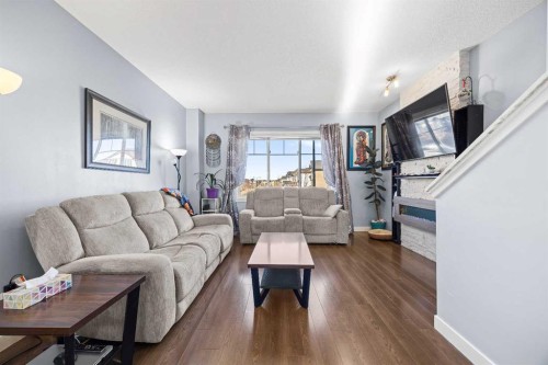 319 Taralake Way Ne, Calgary, AB - Indoor Photo Showing Living Room