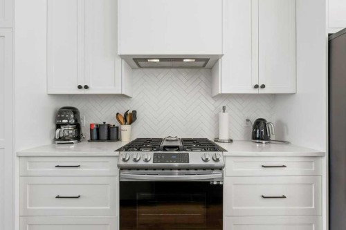 318 28 Avenue Ne, Calgary, AB - Indoor Photo Showing Kitchen With Upgraded Kitchen