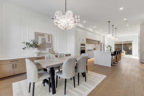 936 40 Street Sw, Calgary, AB - Indoor Photo Showing Dining Room