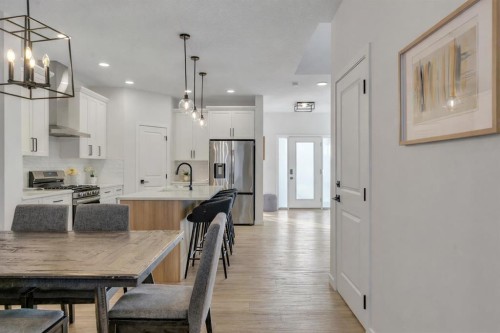 7582 202 Avenue Se, Calgary, AB - Indoor Photo Showing Dining Room