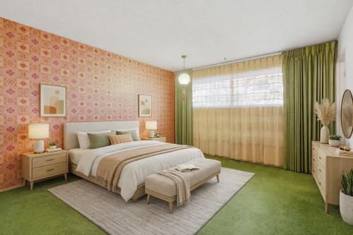 5516 Dalhart Hill Nw, Calgary, AB - Indoor Photo Showing Bedroom