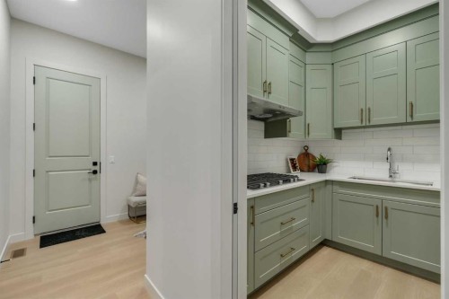 341 Limestone Bay, Balzac, AB - Indoor Photo Showing Kitchen